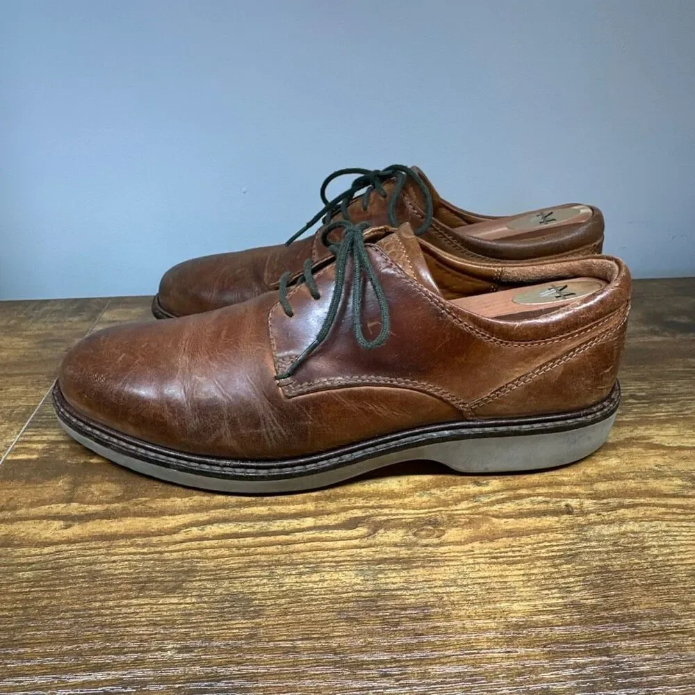 ECCO Atlanta brown‎ Leather Oxford Dress Shoes Oxford Brown 42 US 9 mens